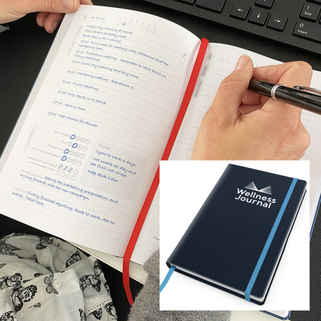 Promotional Belluno A5 Casebound Wellness Journal