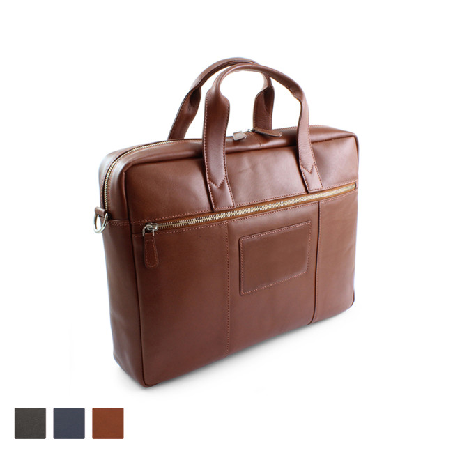 Promotional Accent SandRingham Nappa Leather Commuter Bag