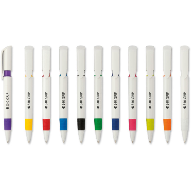 Promotional S40 Grip Plastic Ballpen