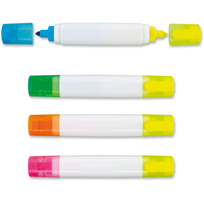 Promotional Duett Highlighter Pen