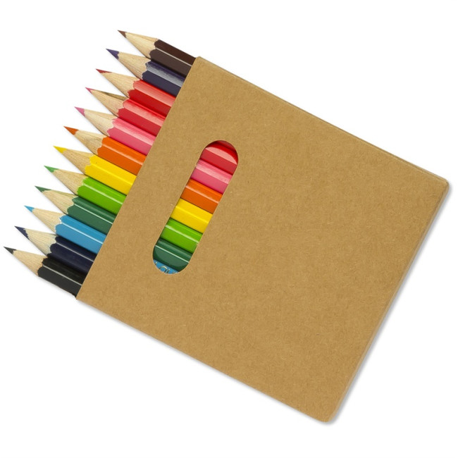 Promotional Colourworld Half Length Pencils Box 12