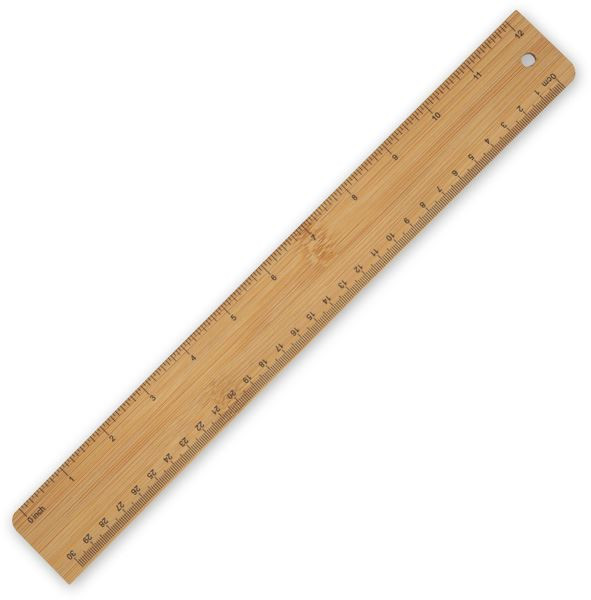 Promotional Bamboo Ruler 30cm/12inch