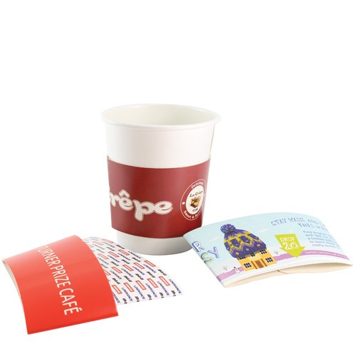 Promotional Full Colour Printed Cup Sleeve 240-300ml