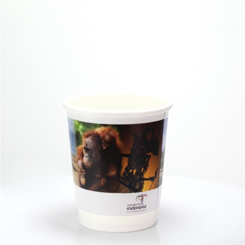 Promotional Double Walled Paper Cup Full Colour 230ml