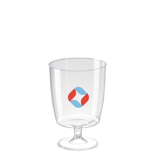 Promotional Disposable Plastic Wine Glass 220ml