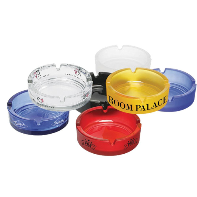 Promotional Coloured Glass Ashtray