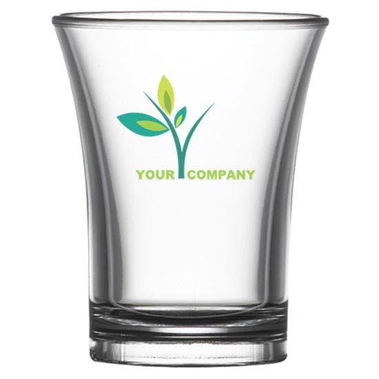 Promotional Polystyrene Reusable Shot Glass 25ml