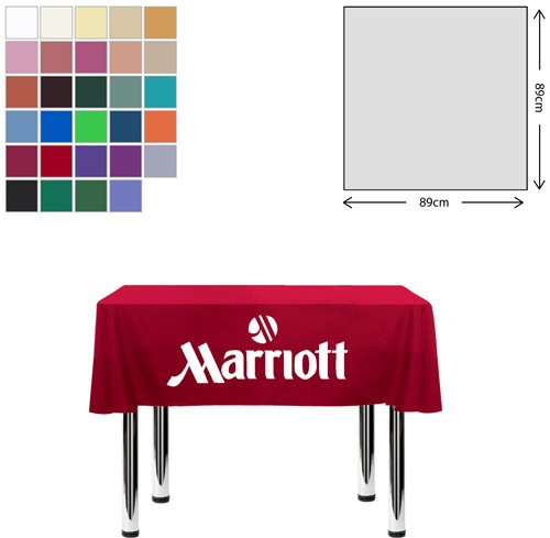 Promotional Premium Fabric Tablecloth Square 89x89cm