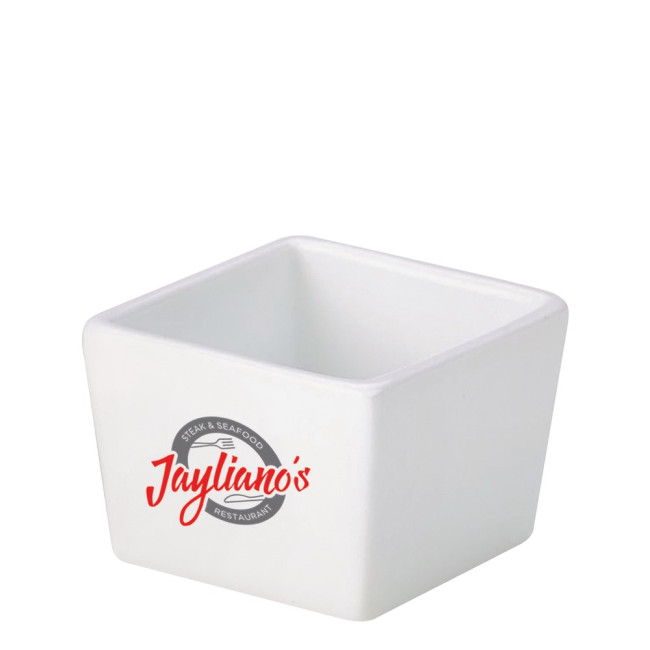 Promotional Ceramic Square Dish 6cm