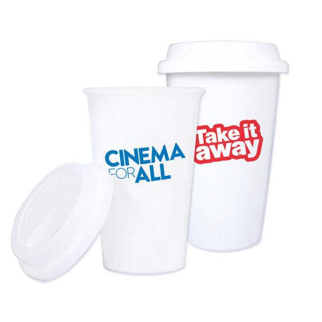 Promotional Ceramic Take-Away Mug 270ml