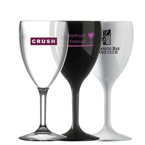 Promotional Reusable Plastic Wine Glass 312ml