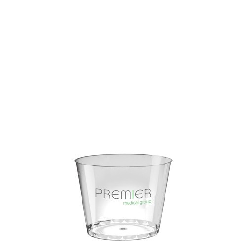 Promotional Disposable Plastic Tumbler Injection Moulded 125ml