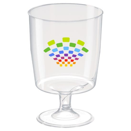 Promotional Disposable Plastic Stemmed Shot Glass 50ml