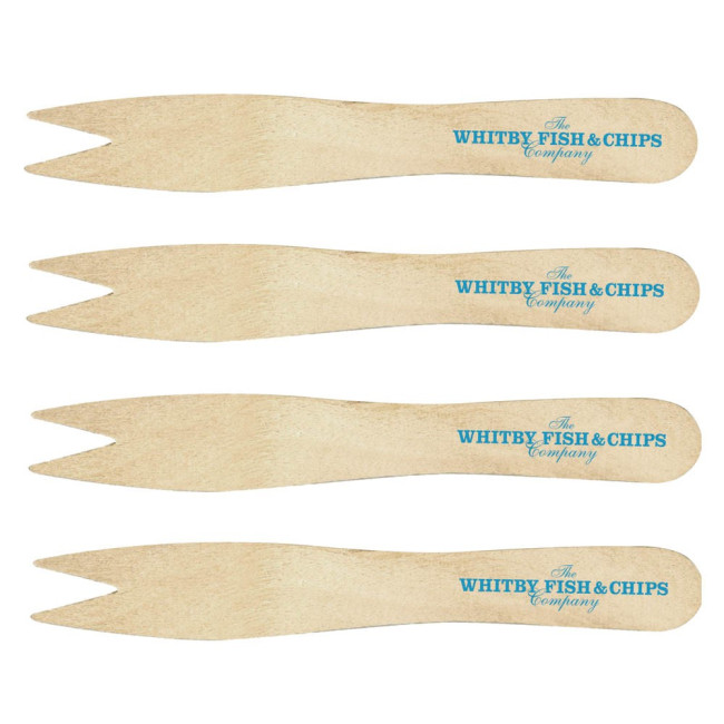 Promotional Wooden Chip Fork