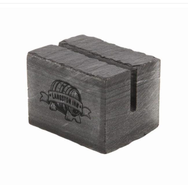 Promotional Slate Cube Mini Sign Holder 3X2.5cm