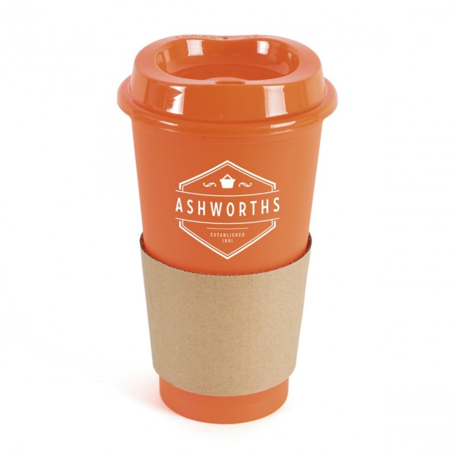 Promotional Café Plastic Travel Mug 500ml - Image 8