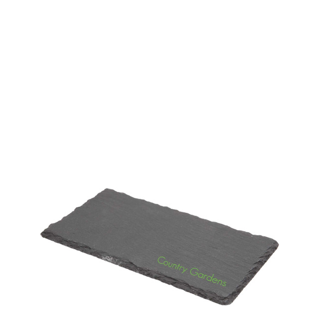 Promotional Natural Edge Slate Platter 20X11cm