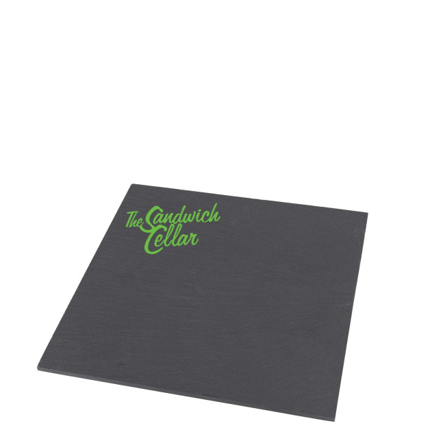 Promotional Square Slate Platter 20X20cm