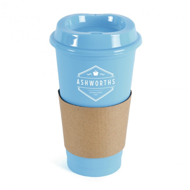 Promotional Café Plastic Travel Mug 500ml - Image 6