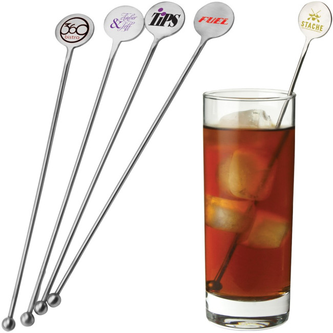 Promotional Stainless Steel Cocktail Stirrer Swizzle Stick