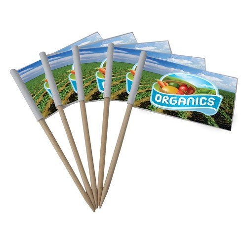 Promotional Food Flags 100mm