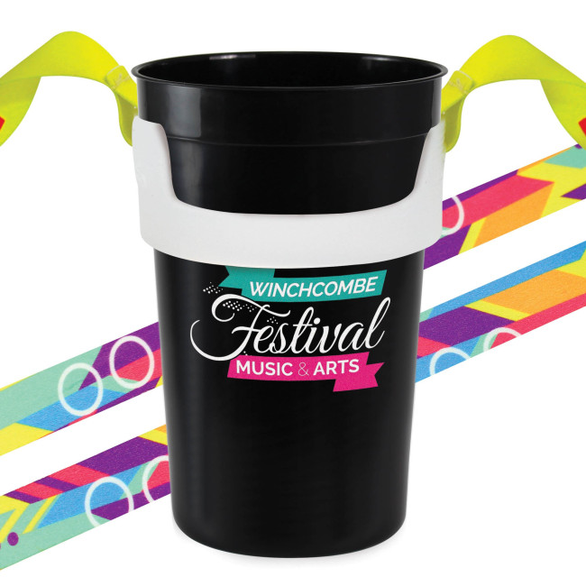 Promotional Premium Lanyard Cup Holder