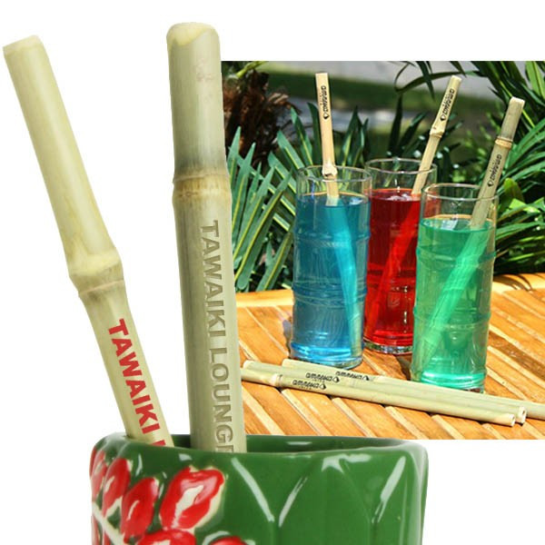 Promotional Thick Bamboo Straws