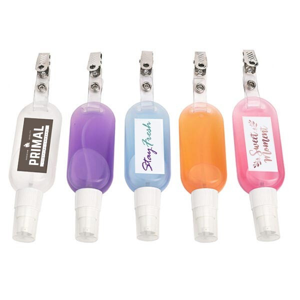 Promotional Antibacterial Hand Sanitiser On A Clip 50ml