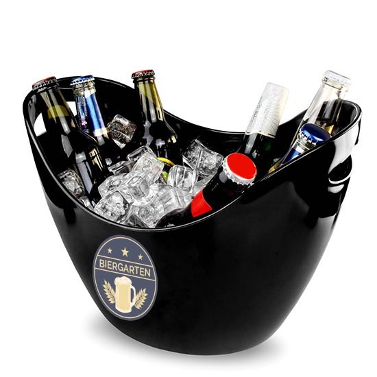 Promotional Black Plastic Ice Bucket 6L