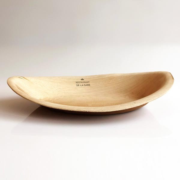 Promotional Ellipse Disposable Palm Leaf Bowl