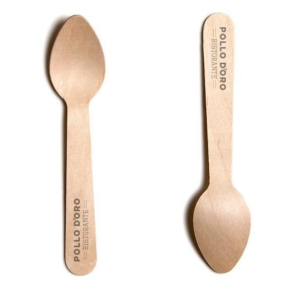 Promotional Wooden Teaspoon 110mm