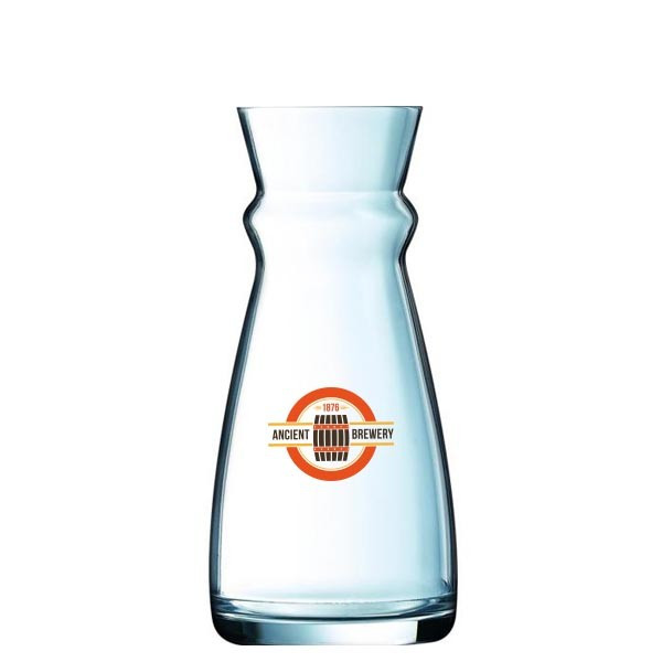 Promotional Fluid Glass Carafe and Stopper 500ml