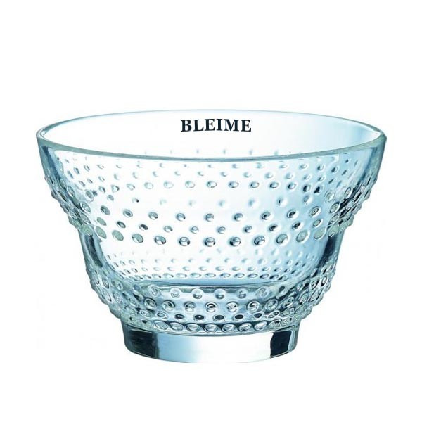 Promotional Maeva Dots Glass Dessert Bowl 350ml