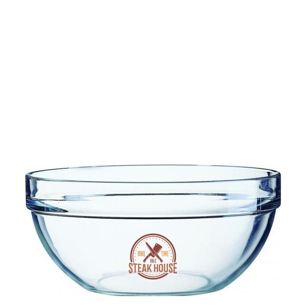 Promotional Stacking Mixing Glass Salad Bowl 170mm