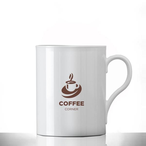 Promotional White Elite Mug 455ml