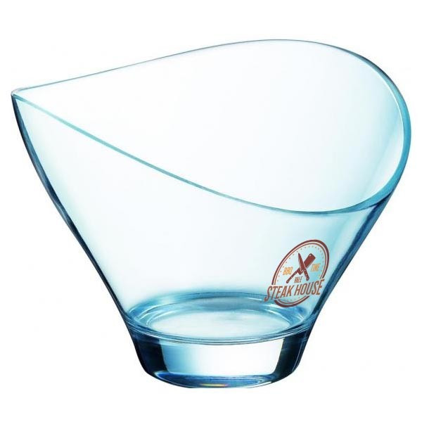 Promotional Jazzed Glass Dessert Bowl 250ml