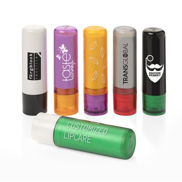 Promotional Lip Balm Stick White Polished Container & Cap 4.6g - Image 2