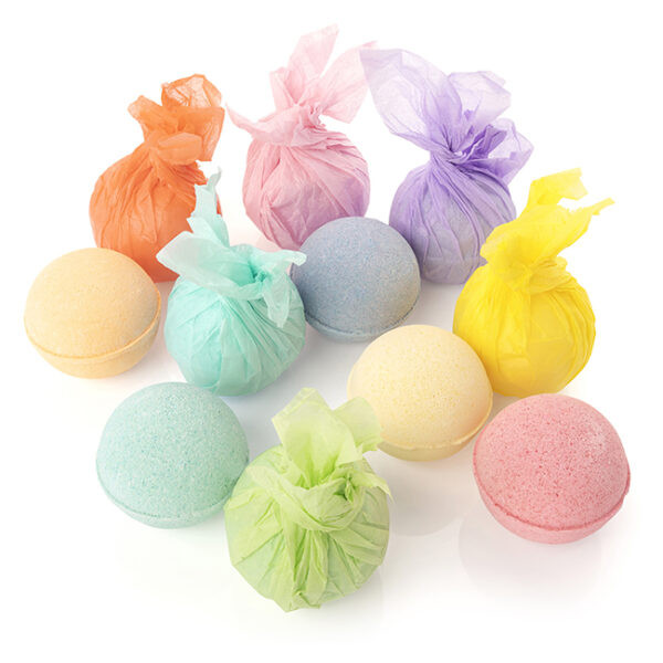 Promotional Bath Bomb/Fizzer in a Brown Box 62mm - Image 1