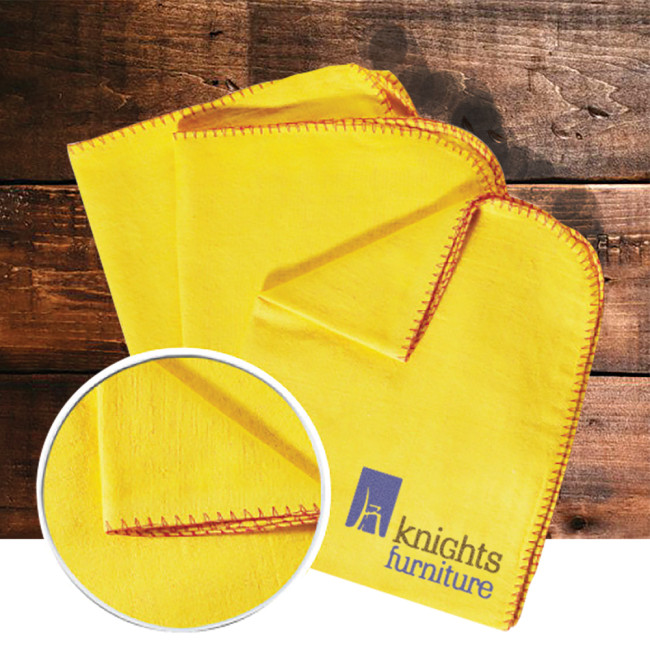 Promotional Yellow Duster 50x45cm