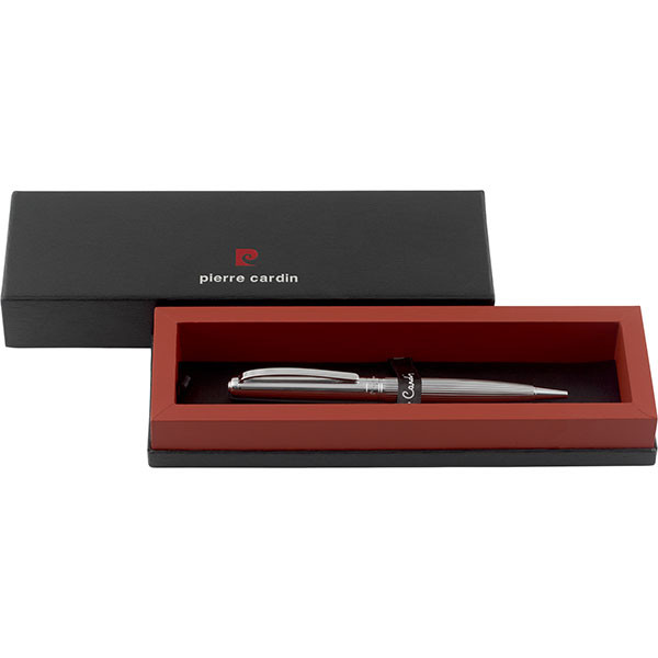 Promotional Pierre Cardin Lustrous Ballpen Chrome with PB17 Box