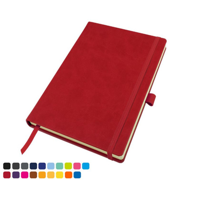 Promotional Torino Vegan Soft Touch Deluxe Mix & Match A5 Casebound Notebook