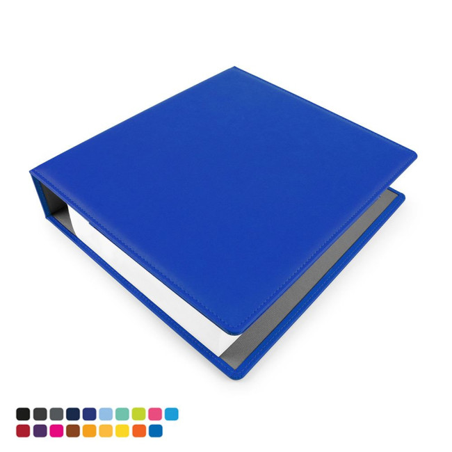 Promotional A4 Extra Wide Ring Binder In Soft Touch Vegan Torino PU