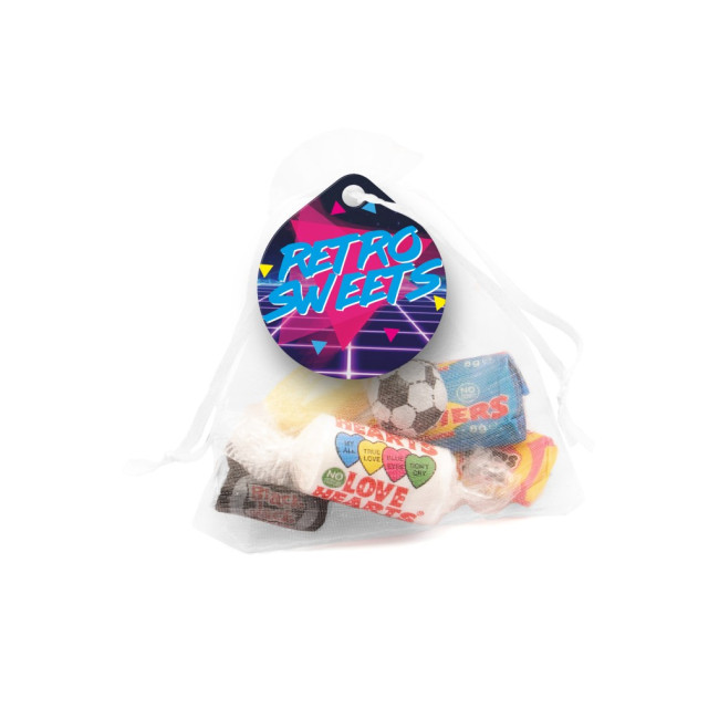 Promotional Organza Bag Retro Sweets