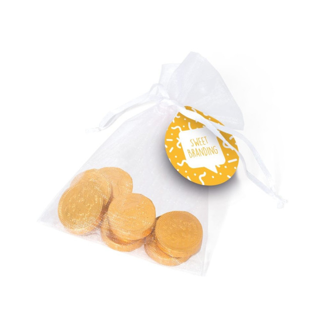 Promotional Organza Bag Chocolate Coins