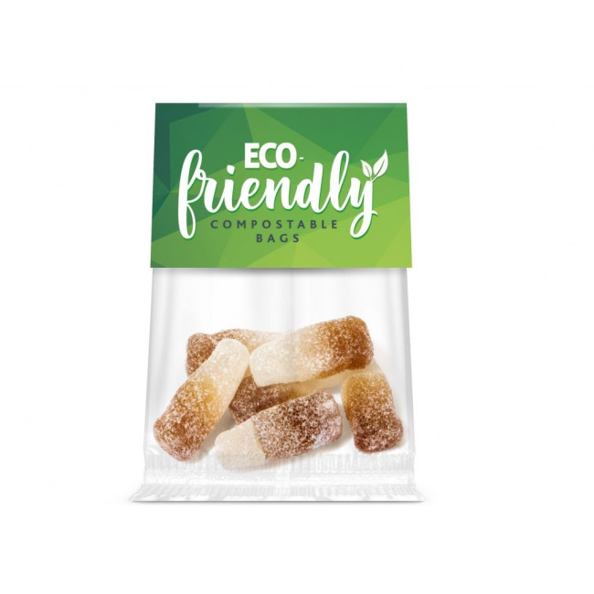 Promotional Eco Info Card Fizzy Cola Bottles 20g