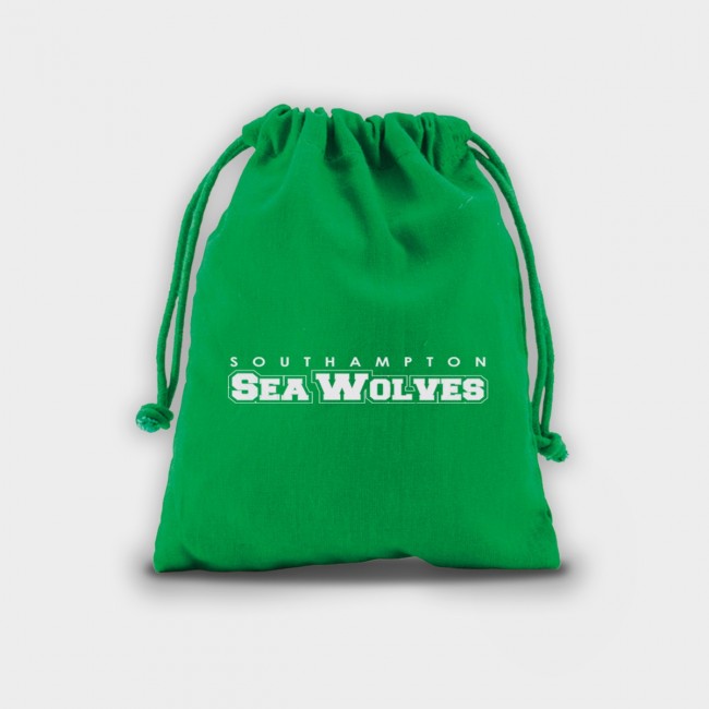 Promotional Green & Good Coloured Medium Drawstring Pouch - Cotton 4oz - Image 5