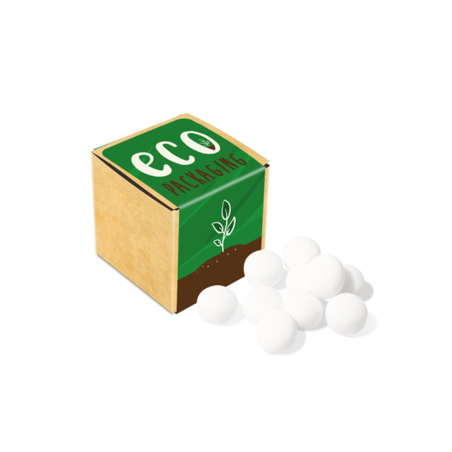 Promotional Eco Kraft Cube Mint Imperials