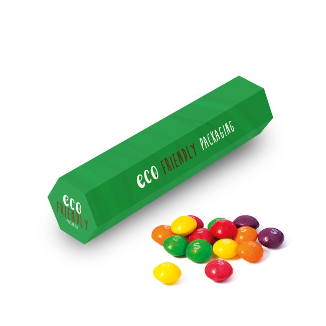 Promotional Eco Hex Tube Skittles