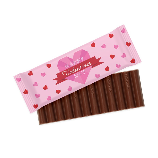 Promotional Valentines 12 Baton Bar Milk Chocolate 41% Cocoa