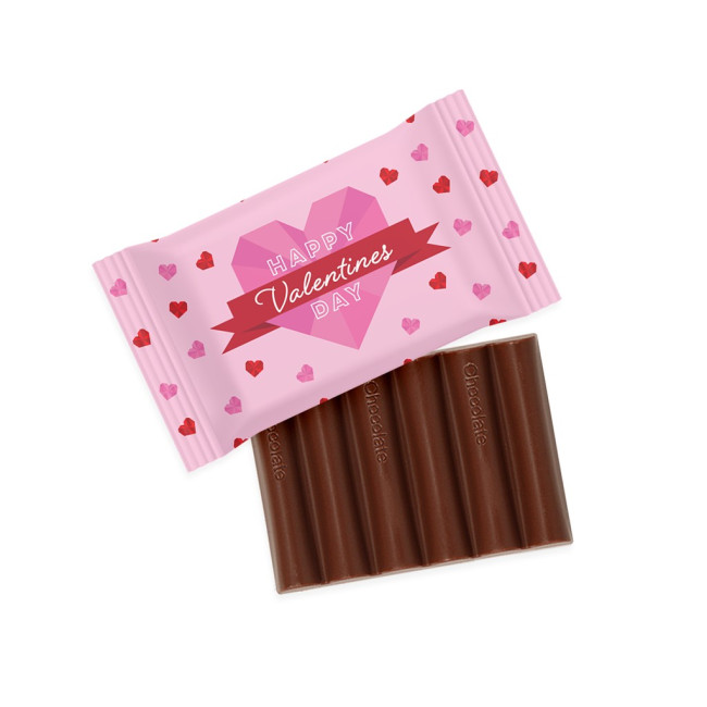 Promotional Valentines 6 Baton Bar Milk Chocolate 41% Cocoa